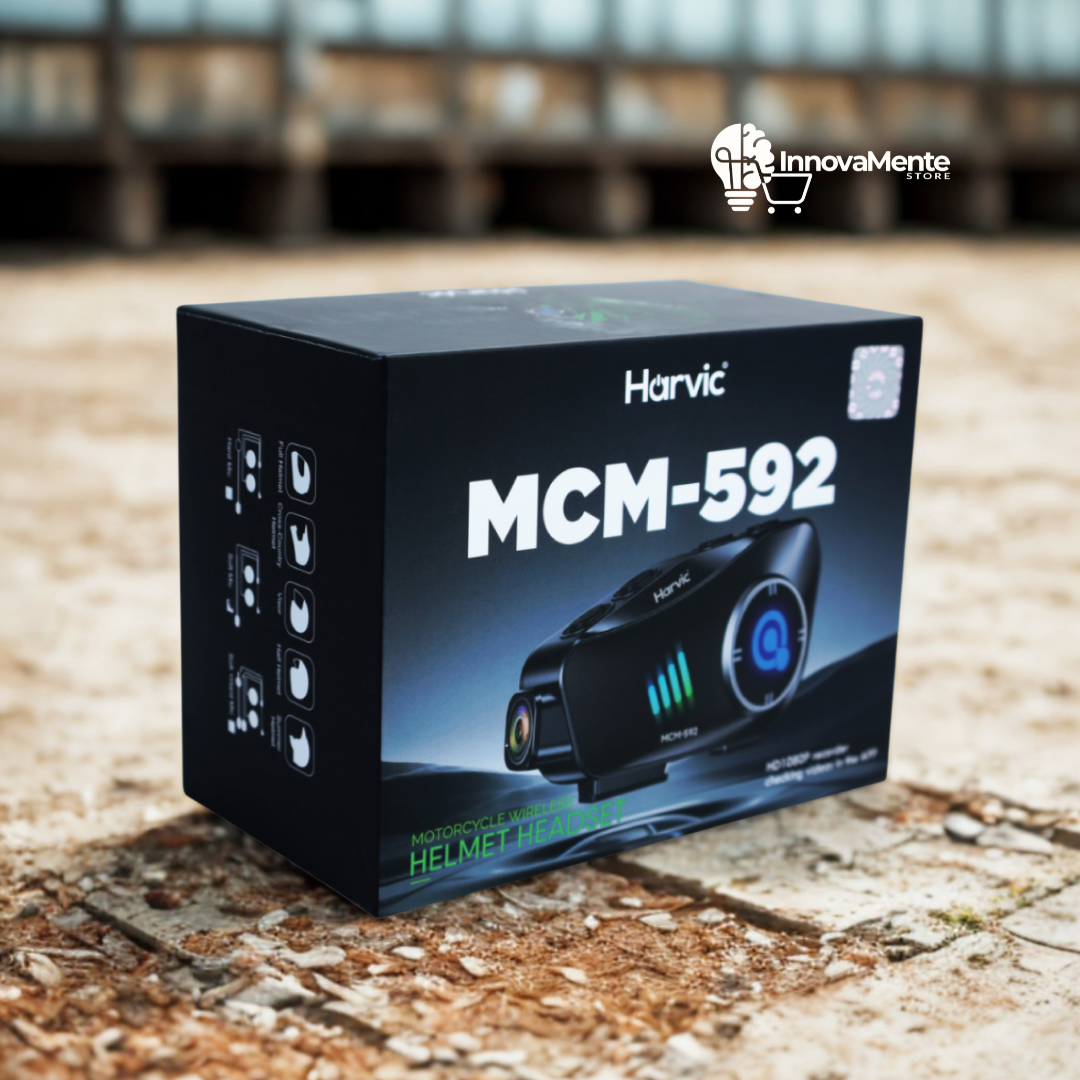 Intercomunicador Bluetooth con Grabación HD Harvic MCM 592